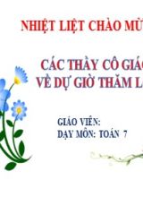 Bài giảng Toán Lớp 7 (Sách Chân trời sáng tạo) - Chương 1 - Bài 2 Các phép tính với số hữu tỉ - Năm học 2022-2023